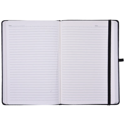 Note Book (Hard Bound) | Colors Neo | Black (Blue)