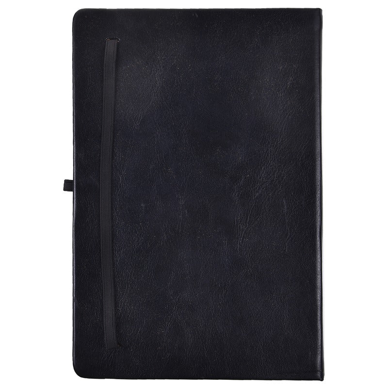 Note Book (Hard Bound) | Colors Neo | Black (Orange)