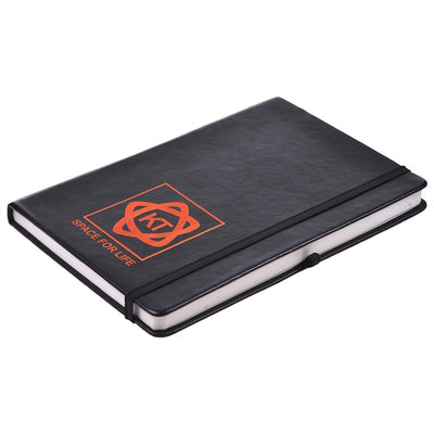 Note Book (Hard Bound) | Colors Neo | Black (Orange)