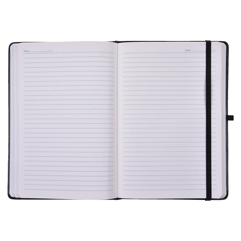 Note Book (Hard Bound) | Colors Neo | Black (Orange)