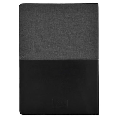 Note Book (Soft Bound) | Dual | Grey/Black