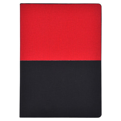 Note Book (Soft Bound) | Dual | Red/Black