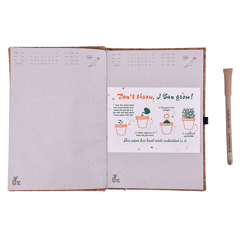 Eco Friendly Notebook | Eco Kraft | Cork