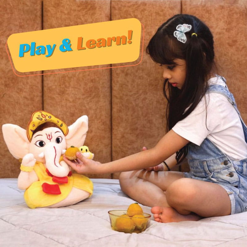 Mantra Singing Baby Ganesha Soft Toy