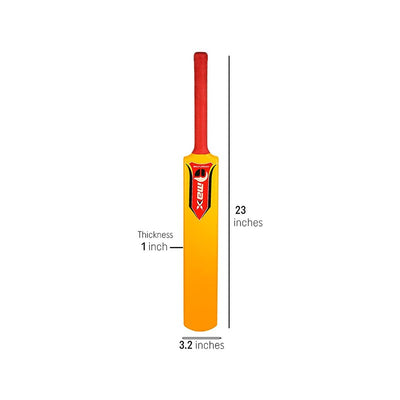 Rmax Cricket Set (1 Cricket Bat, 3 Wickets, 1 Base, 2 Bails, 1 Wind Ball, 1 Kit Bag) | Size 2 (4-6 years)