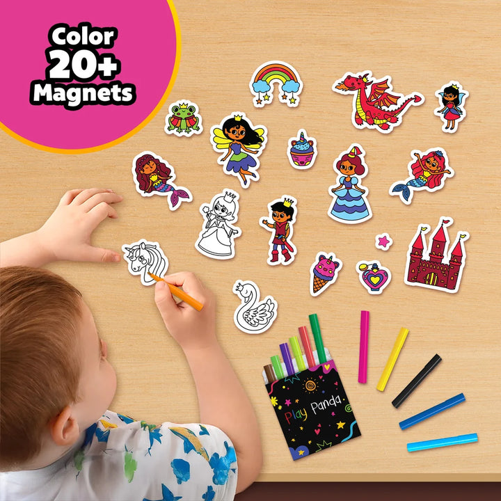Play Panda MYM Colour & Play - Fairy Land DIY Craft Kit | Make 20+ Magnets