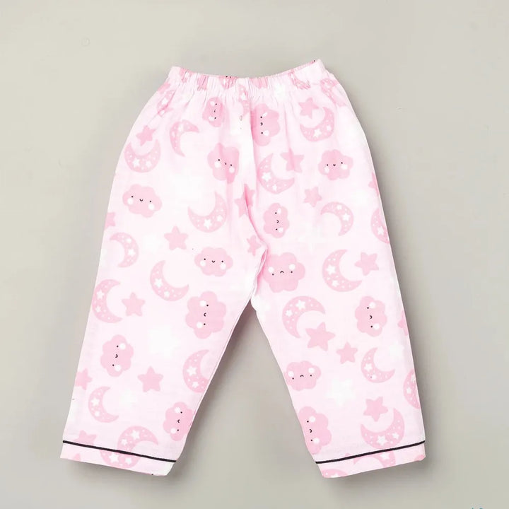 Beelittle Pink Moon 2-Piece Muslin Pyjamas Set