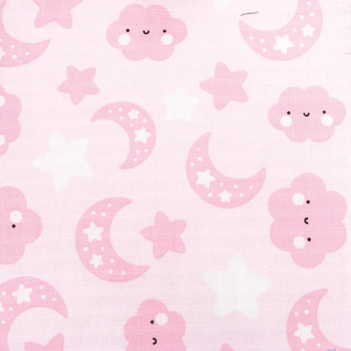 Beelittle Pink Moon 2-Piece Muslin Pyjamas Set