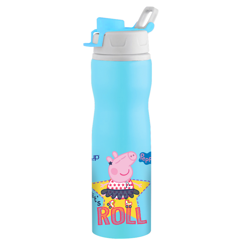 Youp Stainless Steel Blue Color Peppa Pig Kids Water Bottle TUKTUK - 750 ml