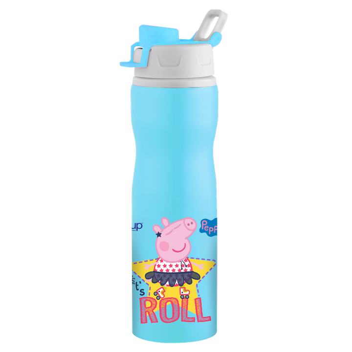 Youp Stainless Steel Blue Color Peppa Pig Kids Water Bottle TUKTUK - 750 ml