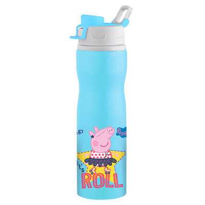 Youp Stainless Steel Blue Color Peppa Pig Kids Water Bottle TUKTUK - 750 ml