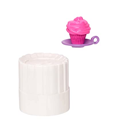 Barbie Doll & Accessories, Career Pastry Chef Doll with Hat, and Cake Slice (IC)