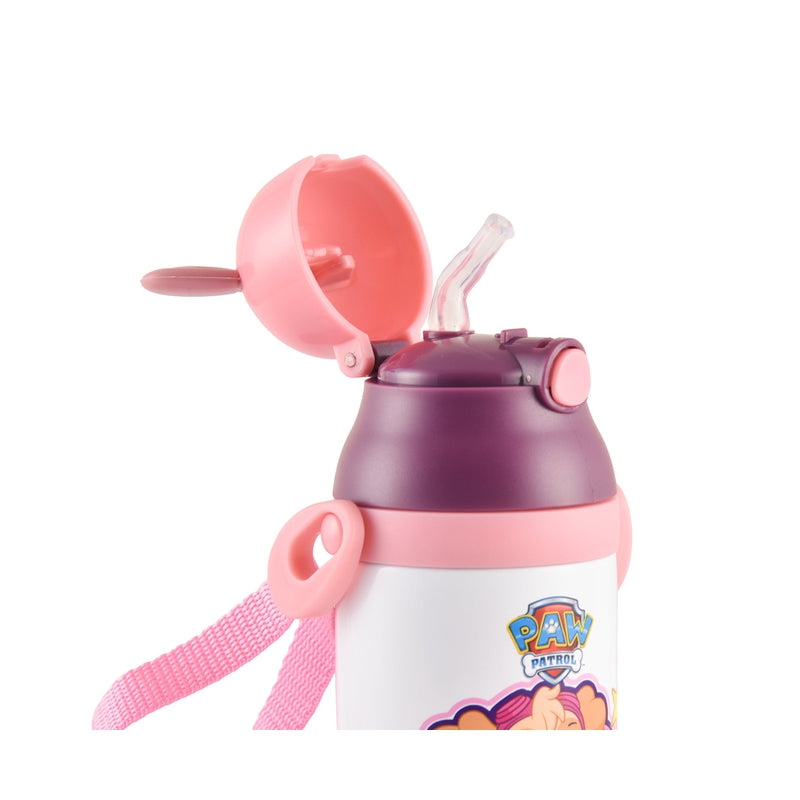 Youp Stainless Steel Insulated Pink Color Paw Patrol Kids Sipper Bottle PEPPY - 350 ml