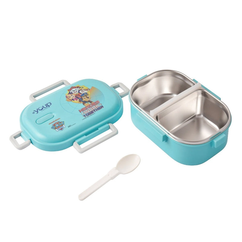 Youp Stainless Steel Aqua Blue Color Paw Patrol Kids Lunch Box CRUNCH - 700 ml