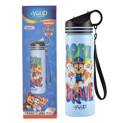 Youp Stainless steel blue color Paw Patrol kids sipper bottle DAISY - 750 ml