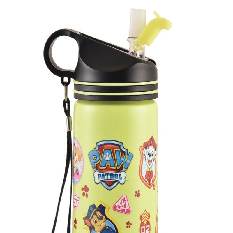 Youp Stainless steel lime green color Paw Patrol kids sipper bottle DAISY - 750 ml