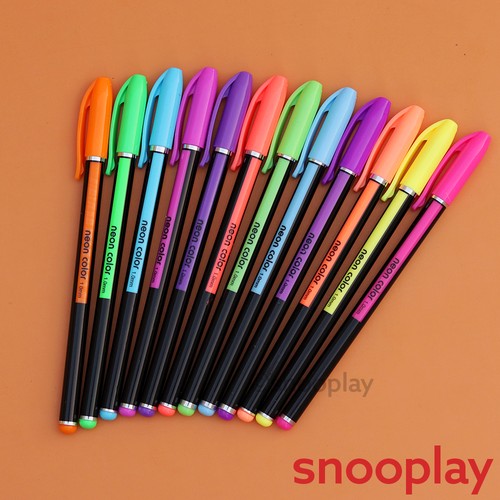 Pack of 1 Neon Colors Highlighter 1.0 mm Pen (8-16 Years)