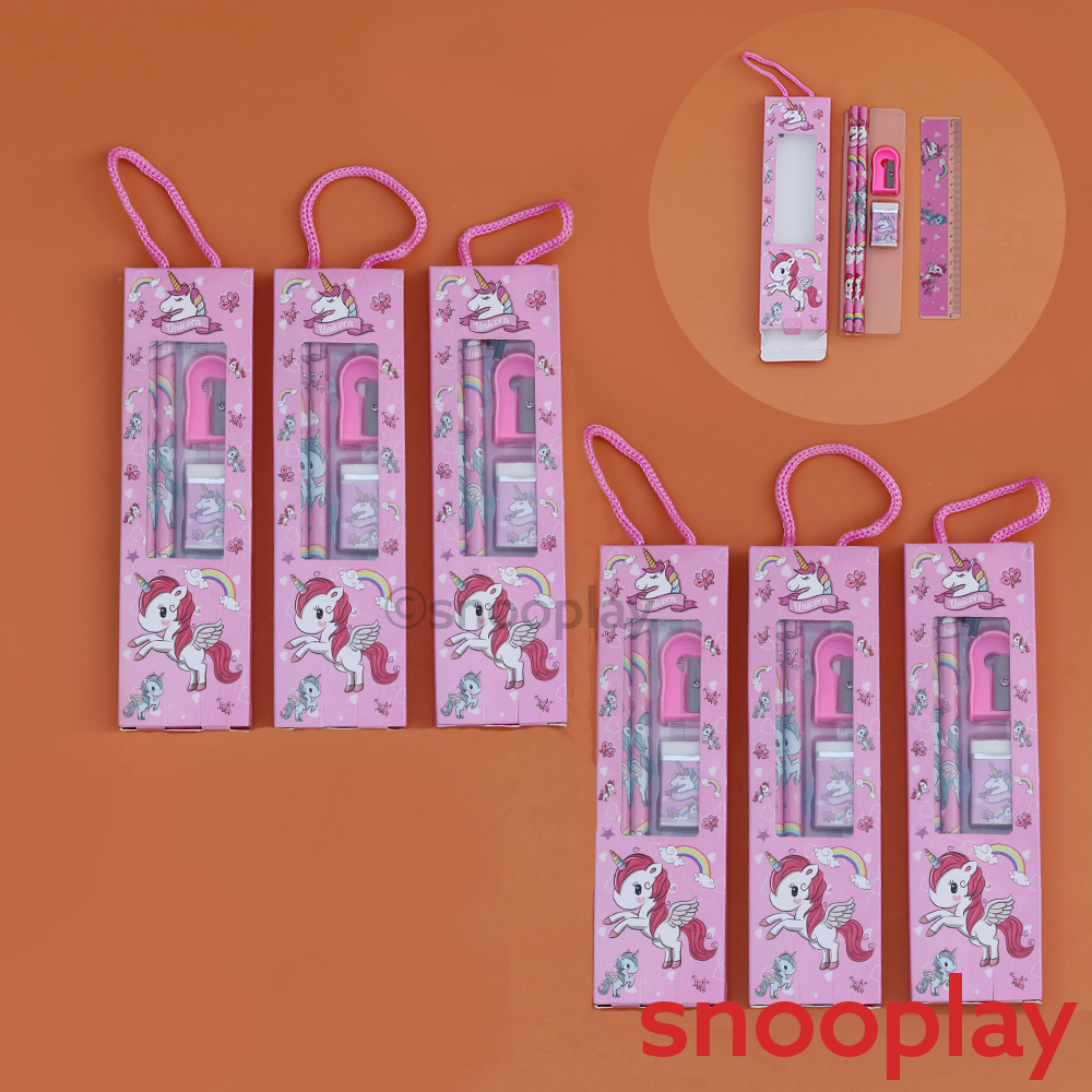 Pack of 2 Unicorn Stationary Set  | Return Gifts and Party Favours (3-9 Years)
