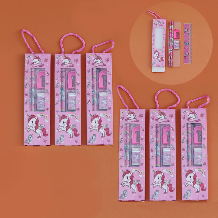 Pack of 2 Unicorn Stationary Set  | Return Gifts and Party Favours (3-9 Years)