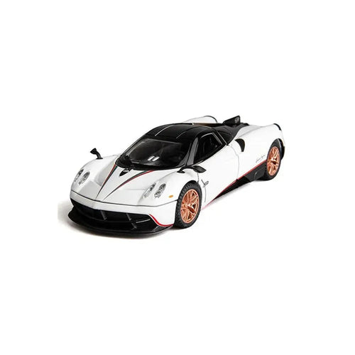 BIG Fun Toys Resembling Pagani Huayra Diecast Car - Pullback, Openable Parts, Light & Sound | 1:24 Scale (3 Years till Grown Ups) | Assorted Colors