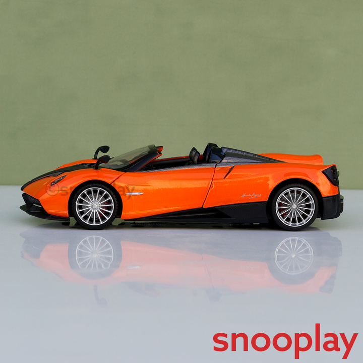 Metal Speed Zone Original Pagani Huayra Roadster Licensed Diecast Car with Openable Parts | 1:24 Scale (14 Years till Grown Ups)