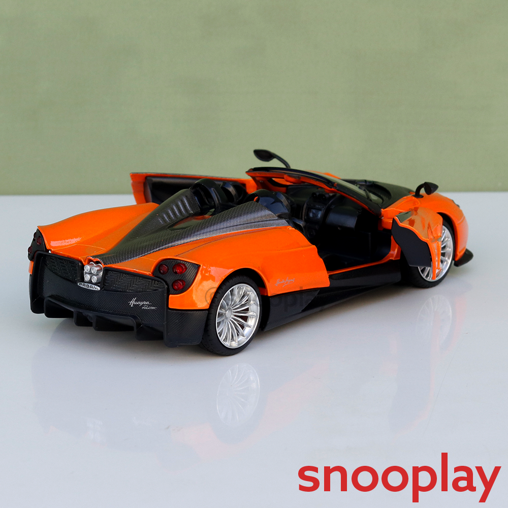 Metal Speed Zone Original Pagani Huayra Roadster Licensed Diecast Car with Openable Parts | 1:24 Scale (14 Years till Grown Ups)