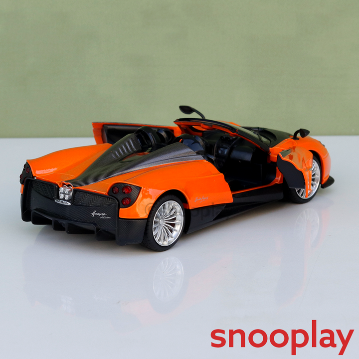 Metal Speed Zone Original Pagani Huayra Roadster Licensed Diecast Car with Openable Parts | 1:24 Scale (14 Years till Grown Ups)