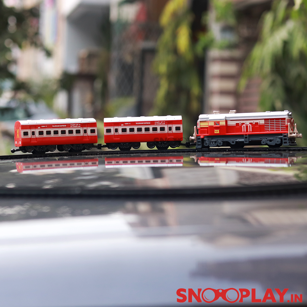 Mini Passenger Indian Toy Train Set - Assorted Colours