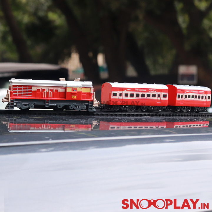 Mini Passenger Indian Toy Train Set - Assorted Colours