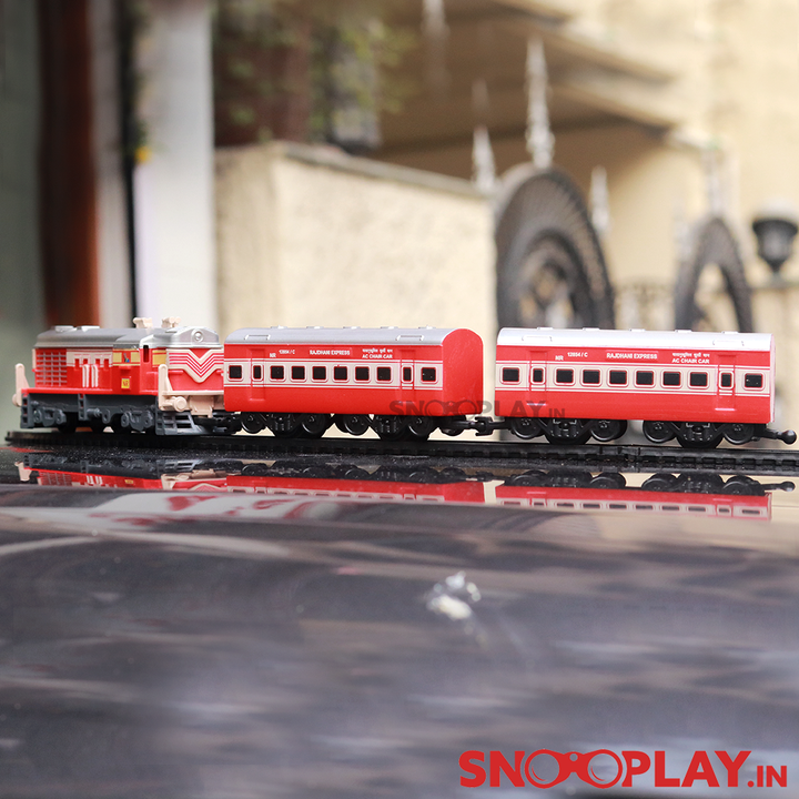 Mini Passenger Indian Toy Train Set - Assorted Colours