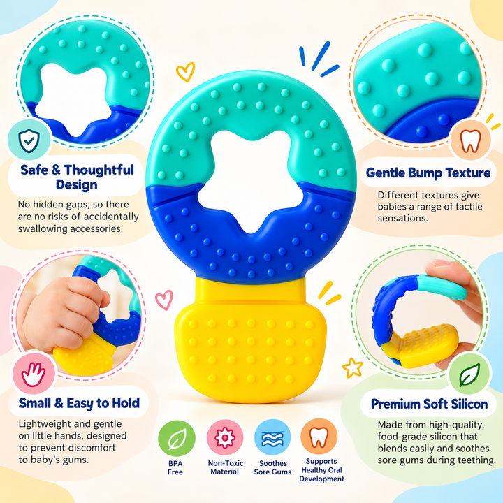 Chanak Little Star Teether for Infants