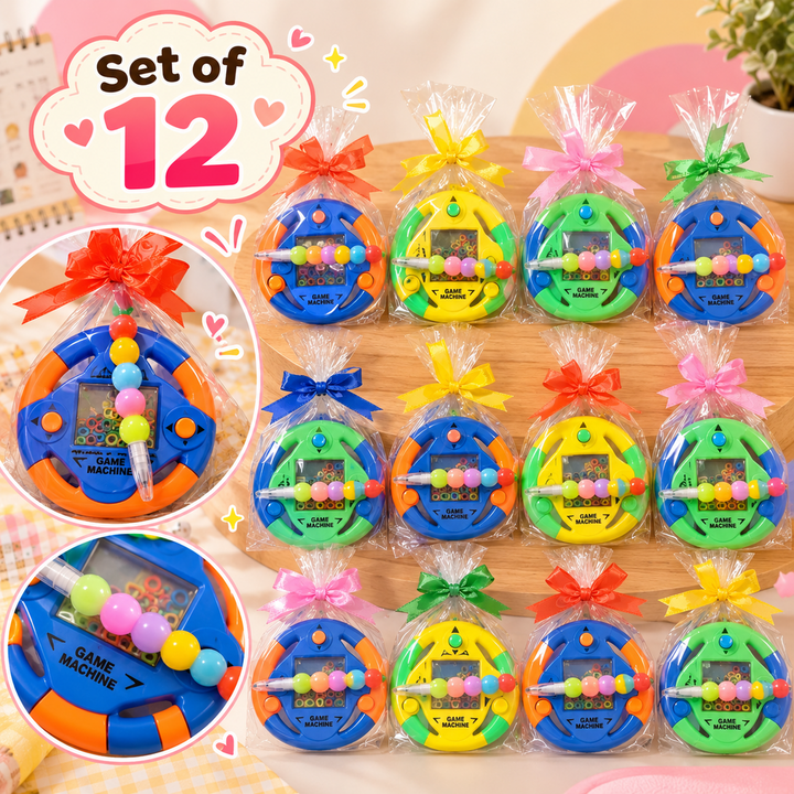 Set of 12 Steering Wheel Water Games and Lid Pencils for Kanjak Gifts | Kanjak Special