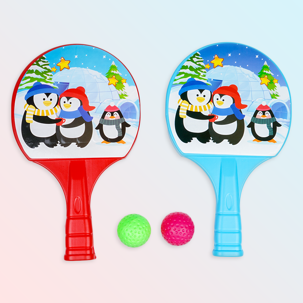 Return Gifts (Pack of 3,5,12) Super Champ Table Tennis Set Penguin