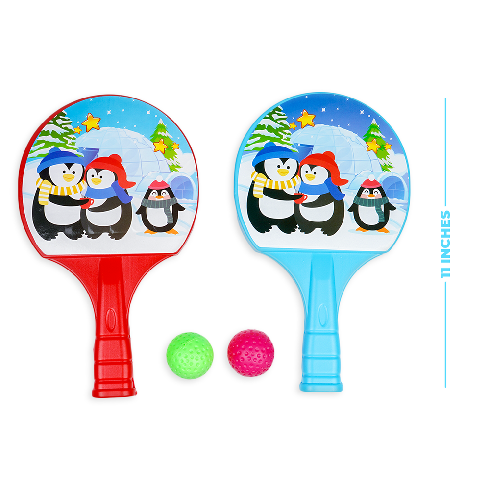 Return Gifts (Pack of 3,5,12) Super Champ Table Tennis Set Penguin