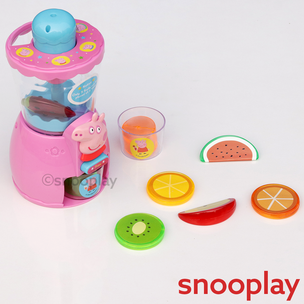 Original Licensed Peppa Pig The Magic Juice Machine Pretend Play Set - 11 Pieces (3-5 Years)