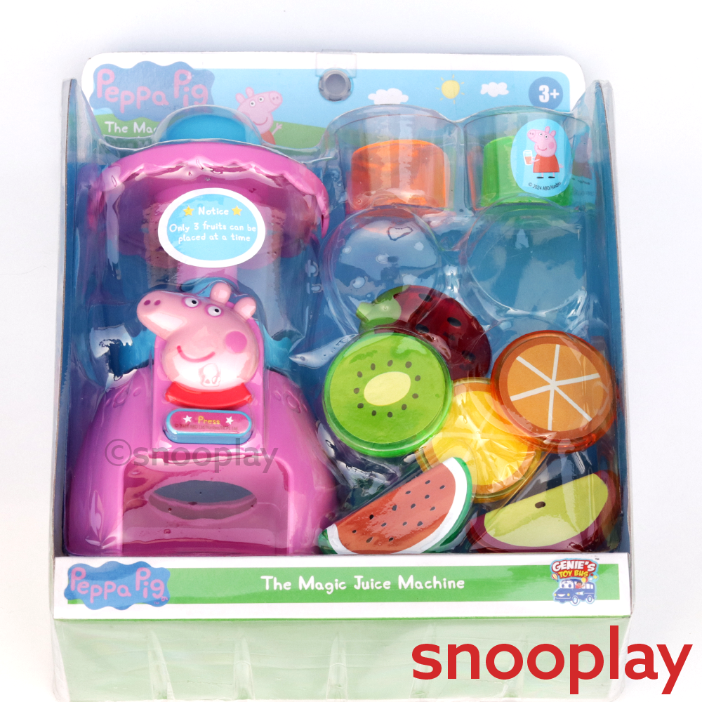 Original Licensed Peppa Pig The Magic Juice Machine Pretend Play Set - 11 Pieces (3-5 Years)