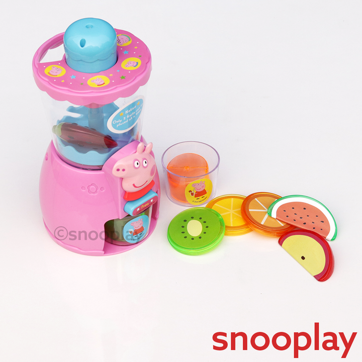 Original Licensed Peppa Pig The Magic Juice Machine Pretend Play Set - 11 Pieces (3-5 Years)