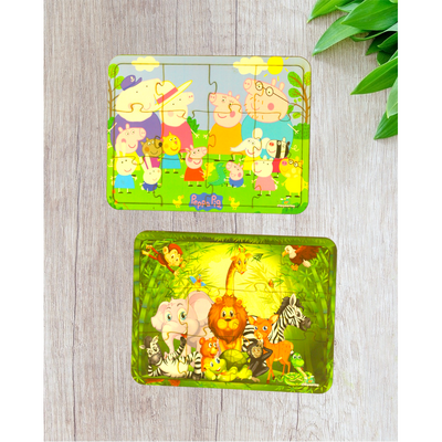 Peppa Pig & Jungle Puzzle Set