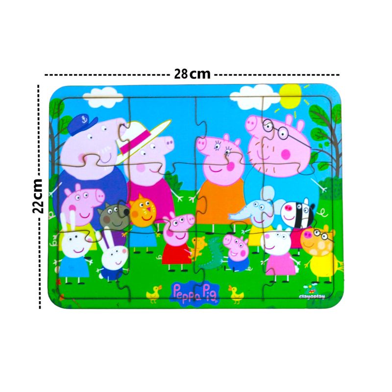 Peppa Pig & Jungle Puzzle Set