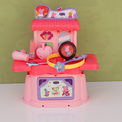 Peppa Pig Original Licensed Purse Beauty Case with Makeup Accessories - 18 Pieces (3-5 Years)