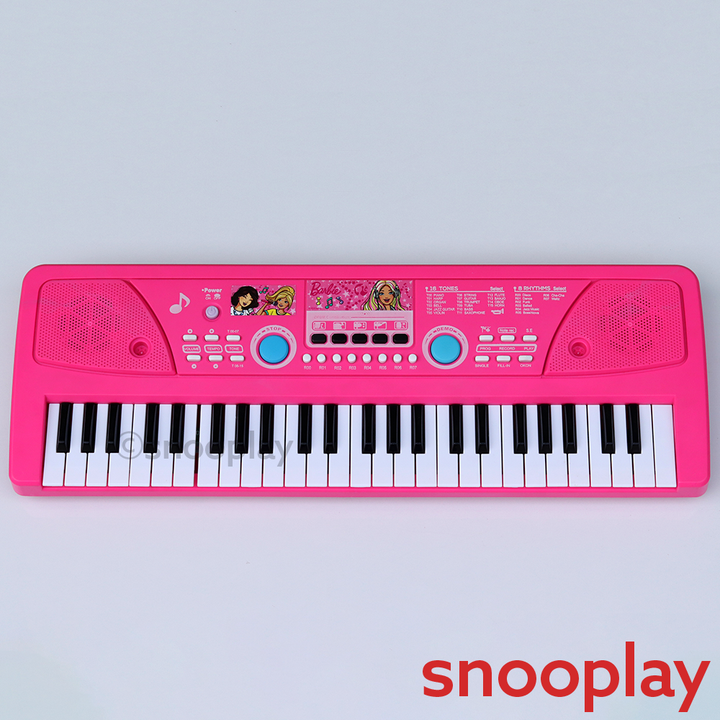Mattel Original Barbie KD500 Keyboard Piano Set with Microphone | Licensed Toy (3-8 Years)