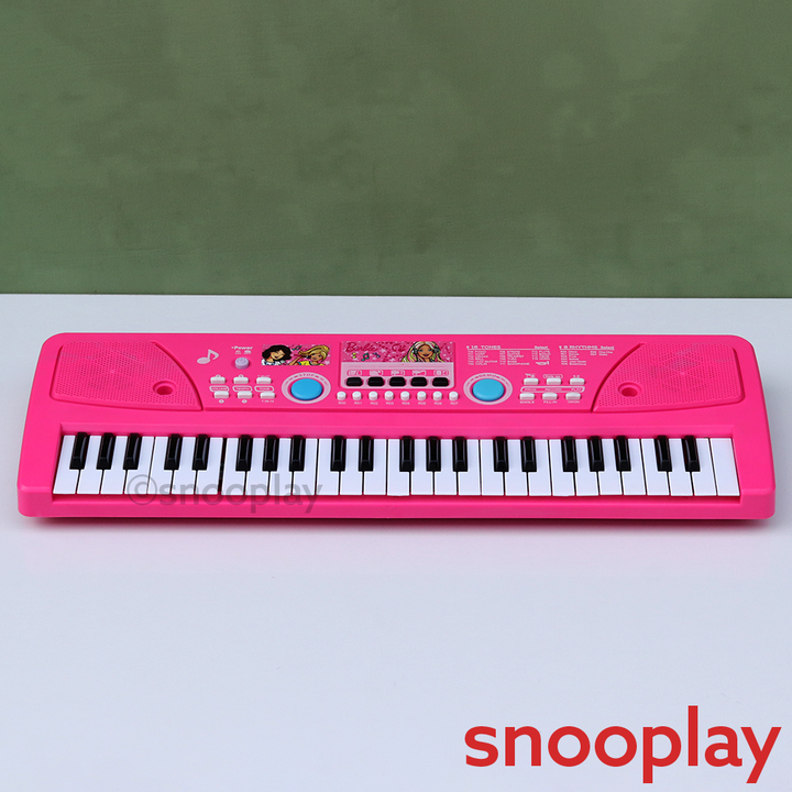 Mattel Original Barbie KD500 Keyboard Piano Set with Microphone | Licensed Toy (3-8 Years)