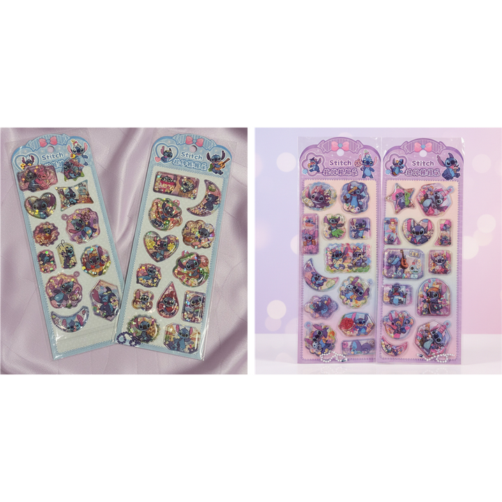 3D Cartoon Pack of 4 Water Stickers - Each packet Contains 12 (Total 48 stickers)