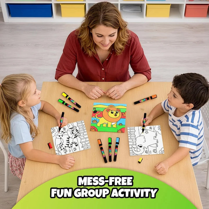 Play Panda Mess-Free Canvas Art – Wild Adventure