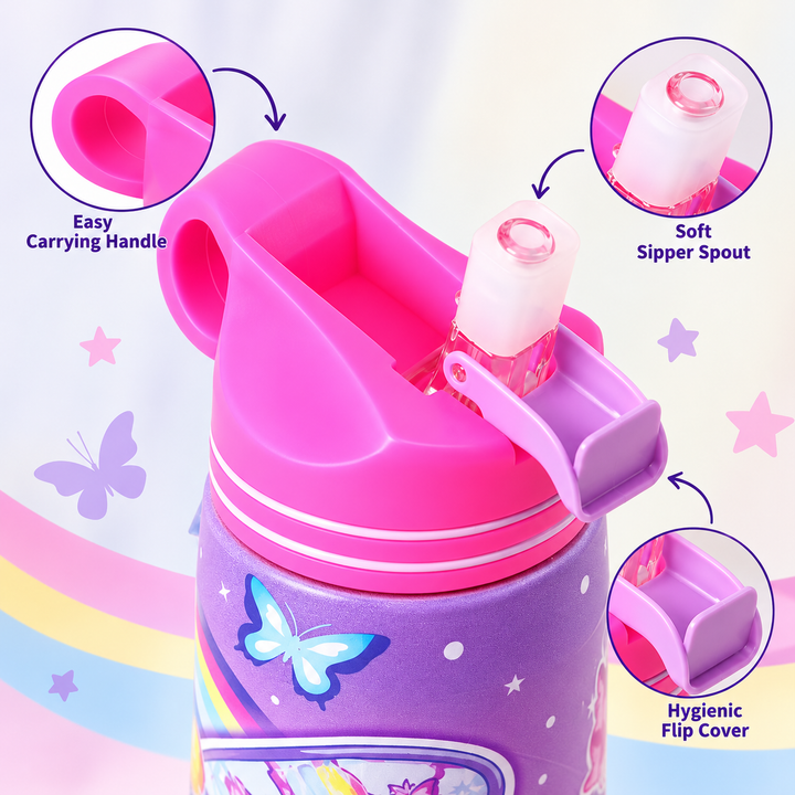 Licensed Barbie Non Insulated Sipper Bottle - 500ml