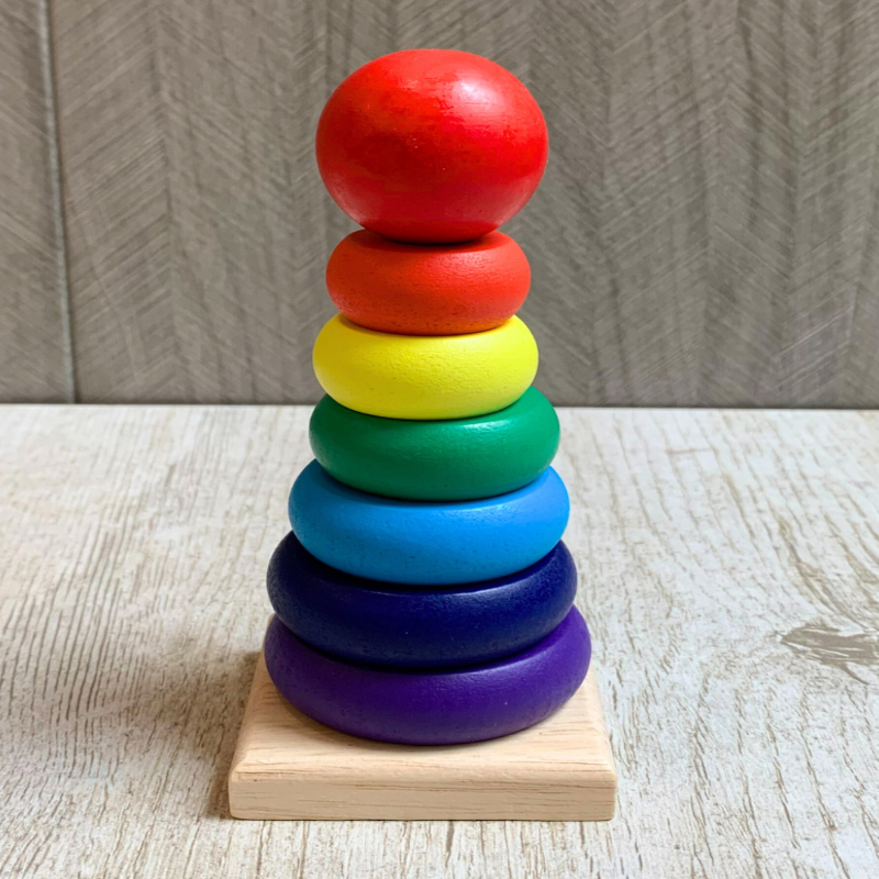 Playful Rainbow Tower