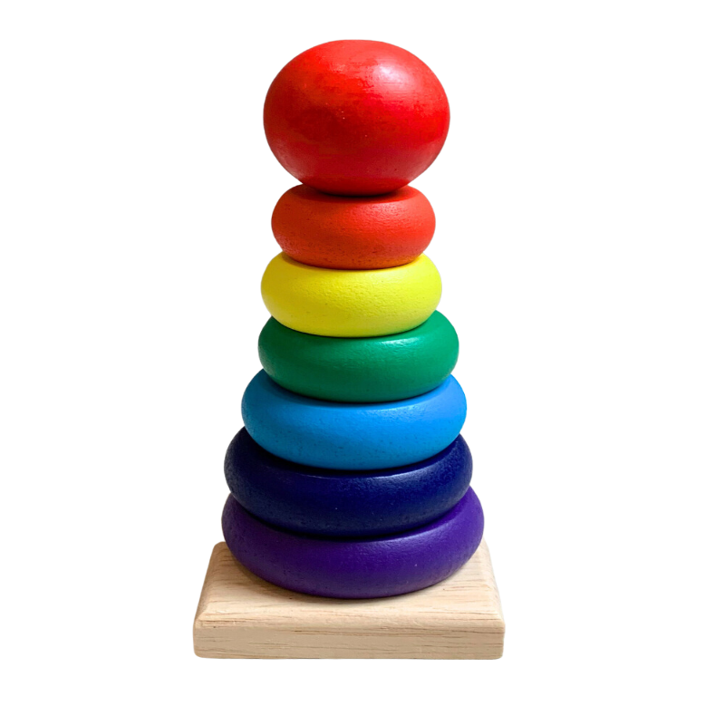 Playful Rainbow Tower