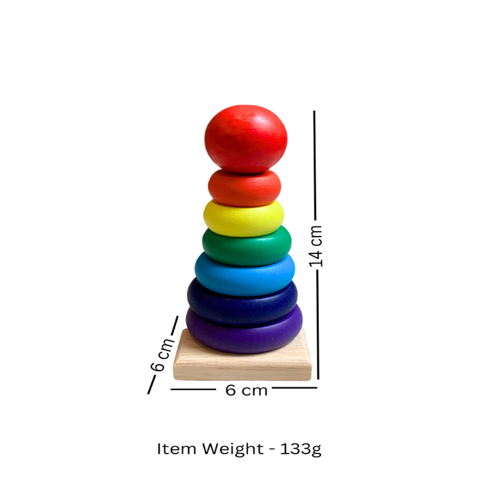 Playful Rainbow Tower