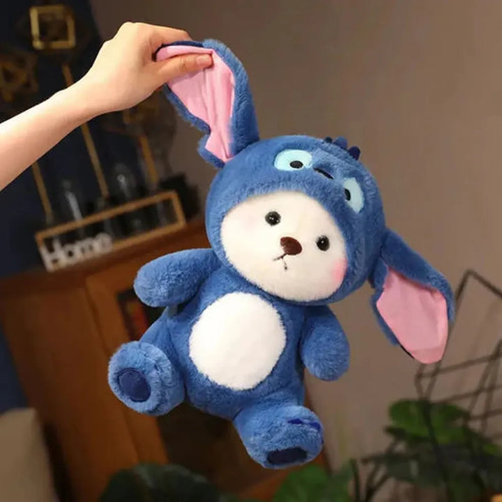 CuddleNest Blue Costume Teddy Bear Plush Toy - 30cm