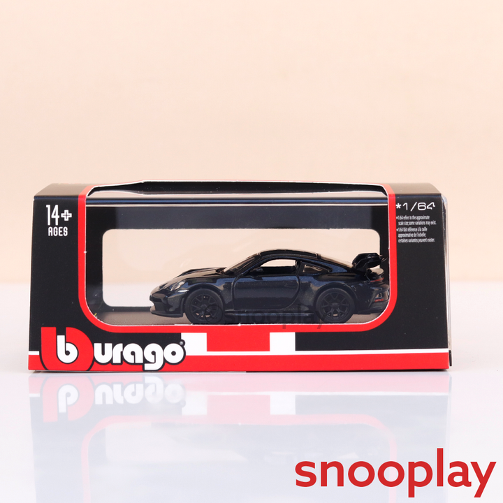 Bburago Original Porsche 911 GT3 Licensed Diecast Car | 1:64 Scale (14 Years till Grown Ups)